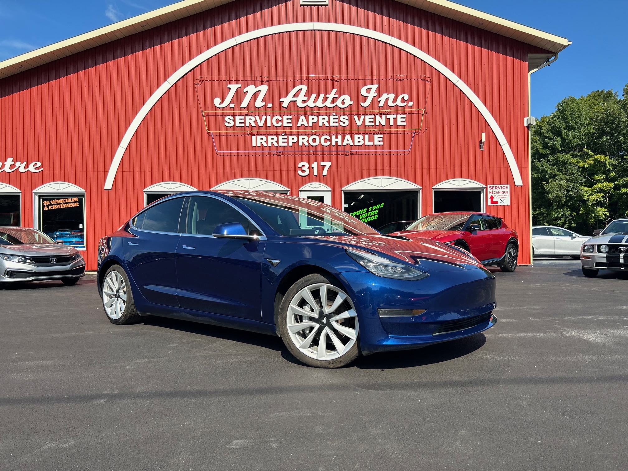 JN auto Tesla Model 3 LR  AWD  2018 8609165 Image principale